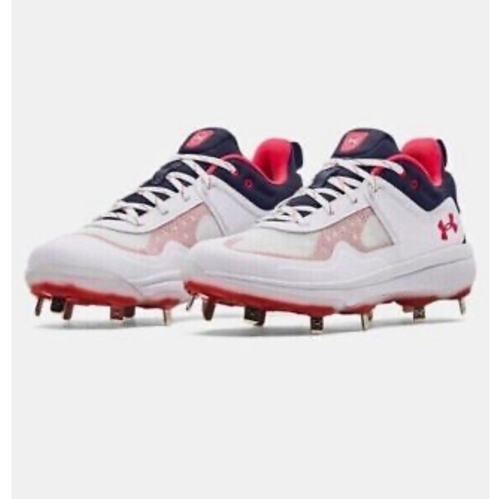 Under Armour Glyde USA MT Women's Softball Cleats Size 6 - Picture 2 of 4